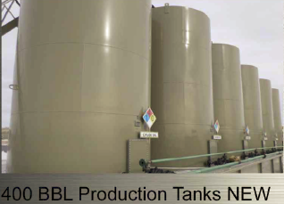 400 BBL Production Tank (New) &mdash; API 12F A36 mild carbon steel