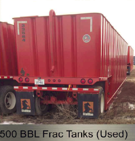 500 BBL Frac Tanks (Used) &mdash; Dragon and Salty brand